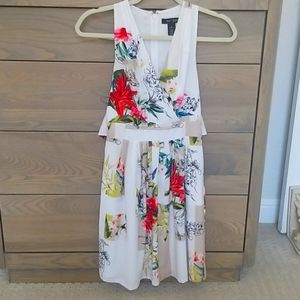 WHBM Watercolor Floral Dress 00